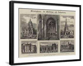 Birmingham, its Buildings and Industries-Henry William Brewer-Framed Giclee Print