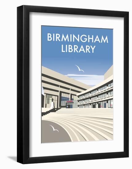 Birmingham Library - Dave Thompson Contemporary Travel Print-Dave Thompson-Framed Art Print