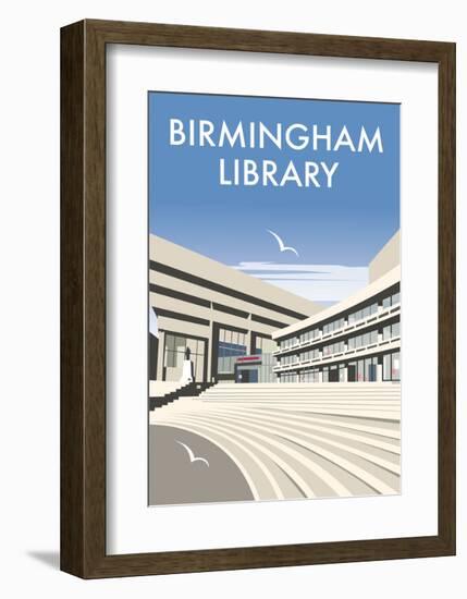 Birmingham Library - Dave Thompson Contemporary Travel Print-Dave Thompson-Framed Art Print