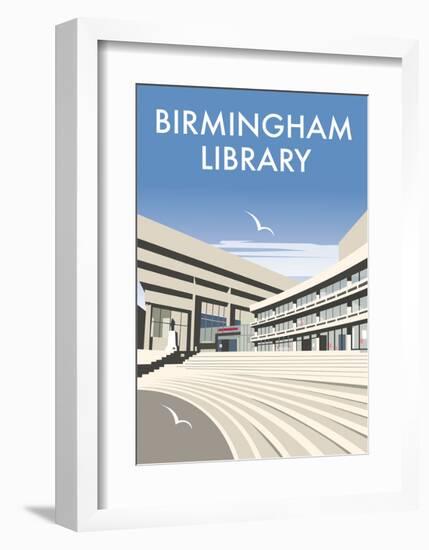 Birmingham Library - Dave Thompson Contemporary Travel Print-Dave Thompson-Framed Art Print