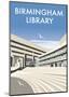 Birmingham Library - Dave Thompson Contemporary Travel Print-Dave Thompson-Mounted Art Print