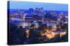 Birmingham Skyline at Twilight, Birmingham, Alabama, United States of America, North America-Richard Cummins-Stretched Canvas