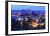 Birmingham Skyline at Twilight, Birmingham, Alabama, United States of America, North America-Richard Cummins-Framed Photographic Print