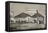 Birmingham Station, 1838-null-Framed Stretched Canvas