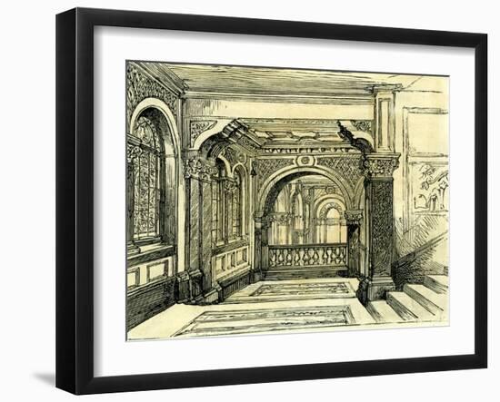 Birmingham the New Museum 1885-null-Framed Giclee Print