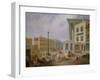 Birmingham Town Hall and Queen's College (Oil on Canvas)-Samuel Lines-Framed Giclee Print