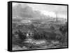 Birmingham Viewed from the South Showing Smoking Chimneys, C1860-null-Framed Stretched Canvas