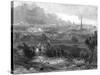 Birmingham Viewed from the South Showing Smoking Chimneys, C1860-null-Stretched Canvas
