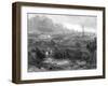 Birmingham Viewed from the South Showing Smoking Chimneys, C1860-null-Framed Giclee Print