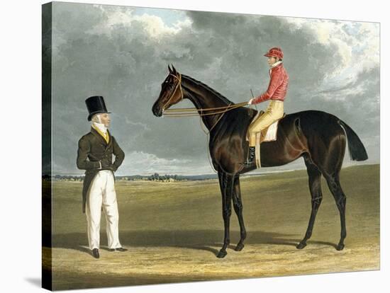 'Birmingham', Winner of the St Leger, 1830, Engraved by R.G. Reeve, 1831-John Frederick Herring I-Stretched Canvas