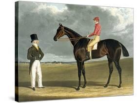 'Birmingham', Winner of the St Leger, 1830, Engraved by R.G. Reeve, 1831-John Frederick Herring I-Stretched Canvas