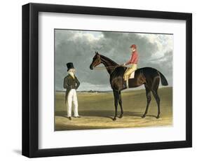 'Birmingham', Winner of the St Leger, 1830, Engraved by R.G. Reeve, 1831-John Frederick Herring I-Framed Giclee Print