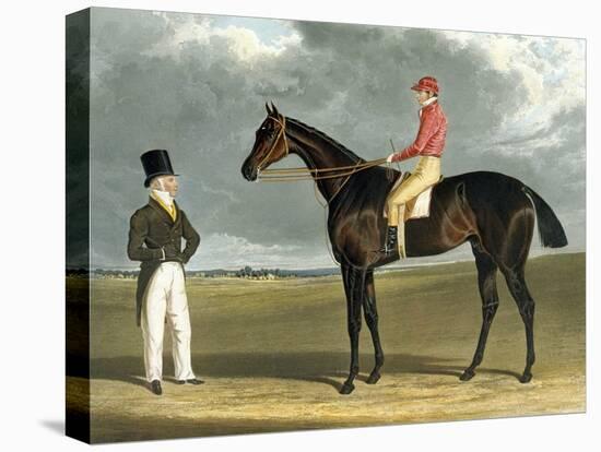 'Birmingham', Winner of the St Leger, 1830, Engraved by R.G. Reeve, 1831-John Frederick Herring I-Stretched Canvas