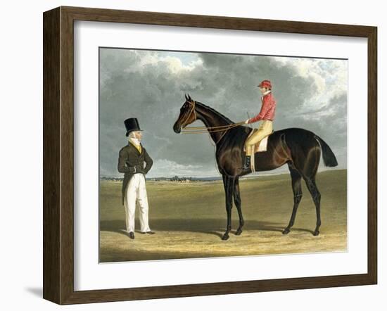 'Birmingham', Winner of the St Leger, 1830, Engraved by R.G. Reeve, 1831-John Frederick Herring I-Framed Giclee Print