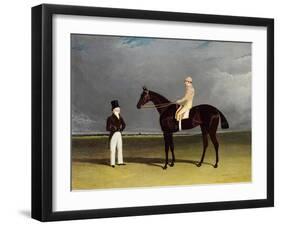 Birmingham with Patrick Conolly Up, and His Owner, John Beardsworth-John Frederick Herring-Framed Giclee Print