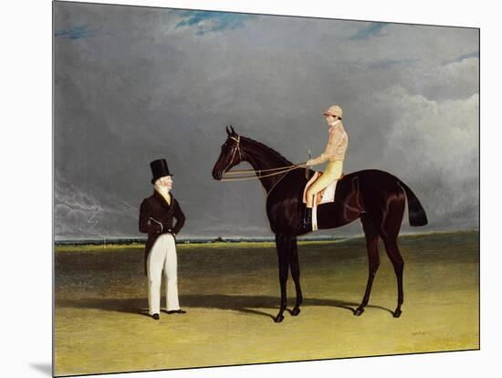 Birmingham with Patrick Conolly Up, and His Owner, John Beardsworth-John Frederick Herring-Mounted Giclee Print