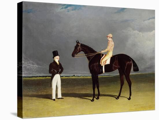 Birmingham with Patrick Conolly Up, and His Owner, John Beardsworth-John Frederick Herring-Stretched Canvas