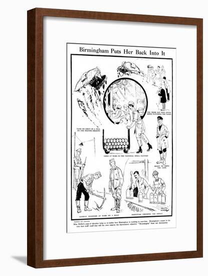 Birmingham Working in War Time-Helen Mckie-Framed Art Print