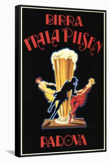 Birra Itala Pilsen-Leonetto Cappiello-Framed Stretched Canvas