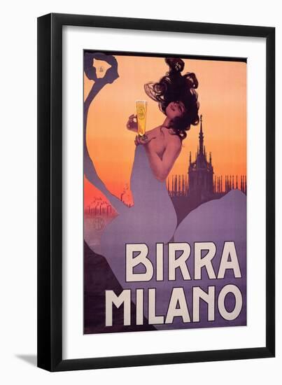 Birra Milano-null-Framed Giclee Print