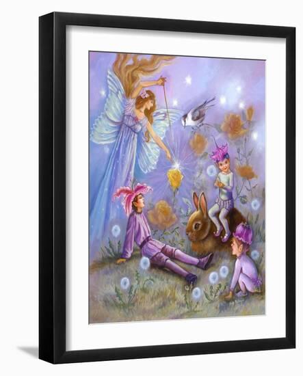 Birth of a Rose-Judy Mastrangelo-Framed Giclee Print