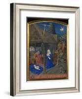 Birth of Christ and Adoration of the Shepherds-Jean Fouquet-Framed Giclee Print