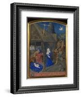 Birth of Christ and Adoration of the Shepherds-Jean Fouquet-Framed Giclee Print