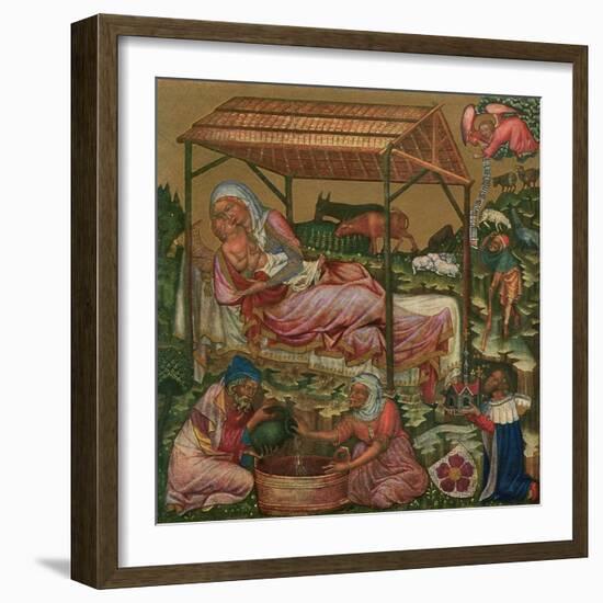 Birth of Christ, C1350-null-Framed Giclee Print