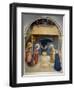 Birth of Christ, with the Saints Catherine of Alexandria and Peter the Martyr, 1437-45-Fra Angelico-Framed Giclee Print