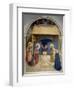 Birth of Christ, with the Saints Catherine of Alexandria and Peter the Martyr, 1437-45-Fra Angelico-Framed Giclee Print