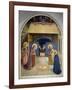 Birth of Christ, with the Saints Catherine of Alexandria and Peter the Martyr, 1437-45-Fra Angelico-Framed Giclee Print