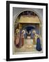 Birth of Christ, with the Saints Catherine of Alexandria and Peter the Martyr, 1437-45-Fra Angelico-Framed Giclee Print