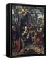 Birth of Jesus, Central Panel of Triptych-Jan de Beer-Framed Stretched Canvas