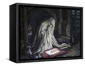 Birth of Jesus Christ-James Tissot-Framed Stretched Canvas