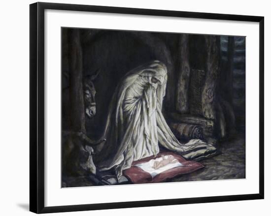 Birth of Jesus Christ-James Tissot-Framed Premium Giclee Print