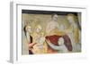 Birth of Mary, Fresco-Giovanni Da Milano-Framed Giclee Print