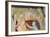 Birth of Mary, Fresco-Giovanni Da Milano-Framed Giclee Print