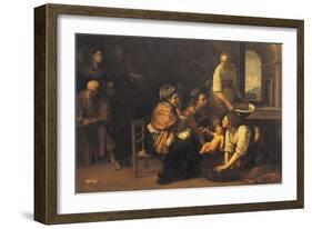 Birth of St John the Baptist, 1633-1635-Artemisia Gentileschi-Framed Giclee Print