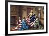 Birth of the Flag-Henry Mosler-Framed Giclee Print