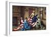 Birth of the Flag-Henry Mosler-Framed Giclee Print