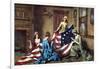 Birth of the Flag-Henry Mosler-Framed Giclee Print