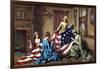 Birth of the Flag-Henry Mosler-Framed Giclee Print