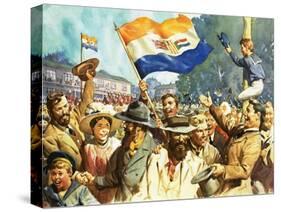 Birth of the Union of South Africa-James Edwin Mcconnell-Stretched Canvas