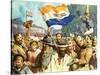 Birth of the Union of South Africa-James Edwin Mcconnell-Stretched Canvas