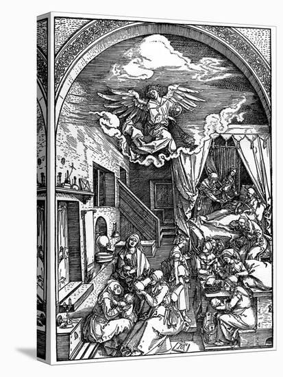 Birth of the Virgin, 1502-1505-Albrecht Durer-Stretched Canvas