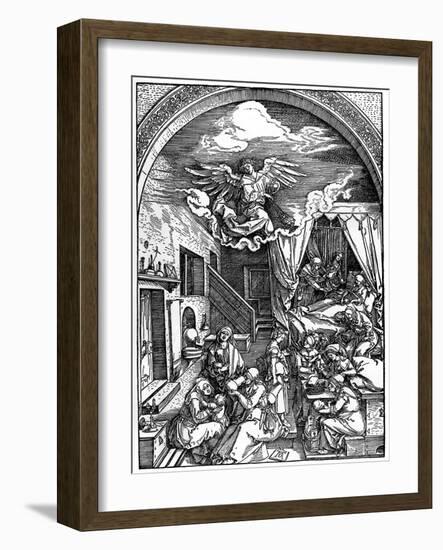 Birth of the Virgin, 1502-1505-Albrecht Durer-Framed Giclee Print