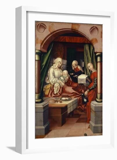 Birth of the Virgin, 1512-Hans Fries-Framed Giclee Print