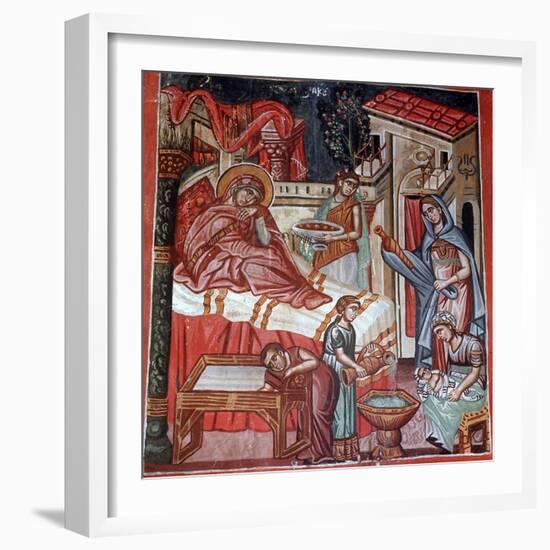 Birth of the Virgin Mary, 1494-Philippos Goul-Framed Giclee Print