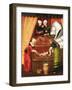 Birth of the Virgin Mary, 1518-Lucas the Elder Cranach-Framed Giclee Print