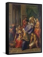 Birth of the Virgin Mary (Nascita Di Maria Vergine)-Sebastiano Filippi (Bastianino)-Framed Stretched Canvas